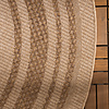 Rond jute buitenkleed - Mavi Border Creme/Bruin  - thumbnail 4