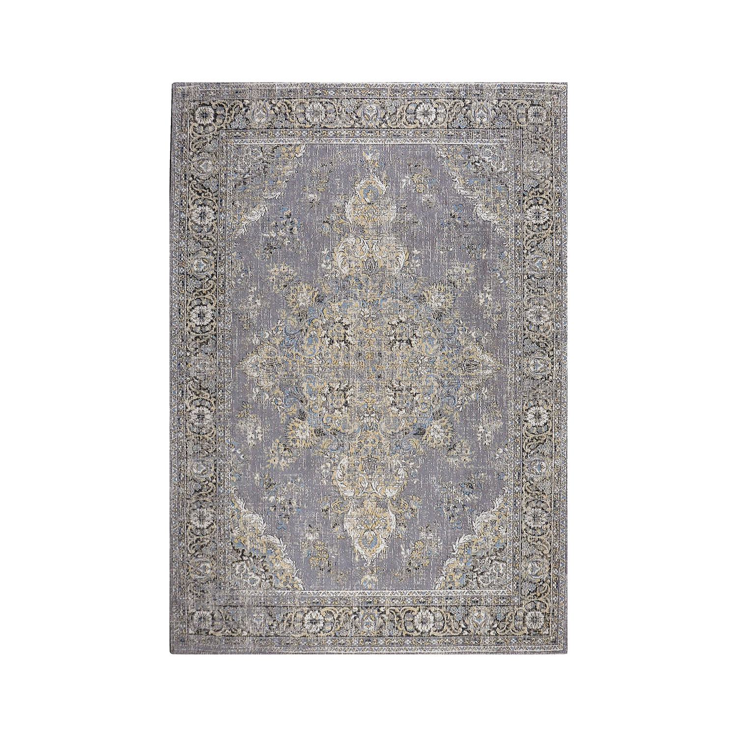 Katoenen vloerkleed - Aurelie Grijs