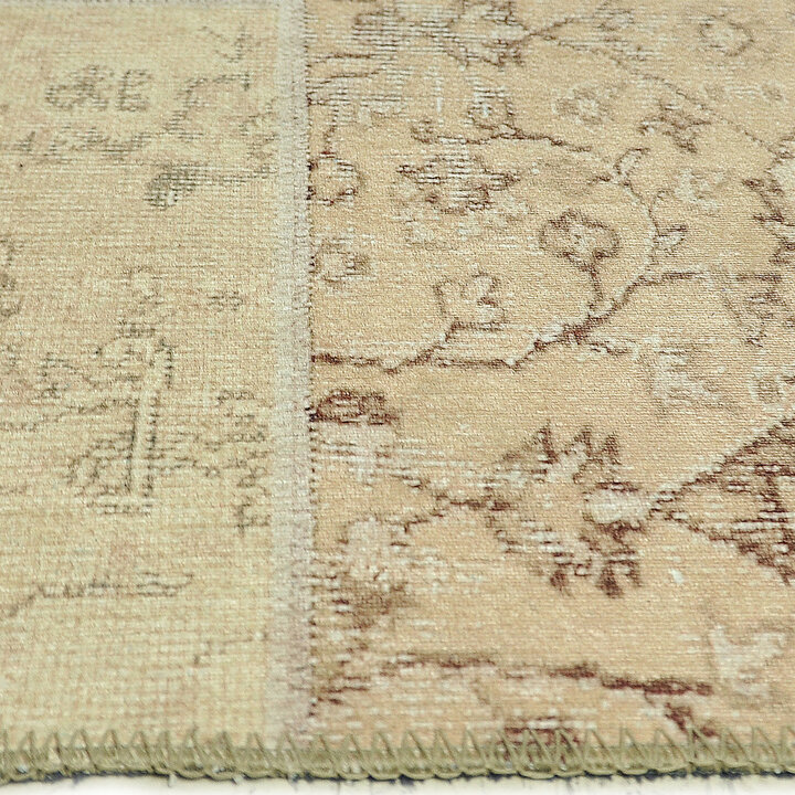 Patchwork vloerkleed - Nadine Geel/Meerkleurig