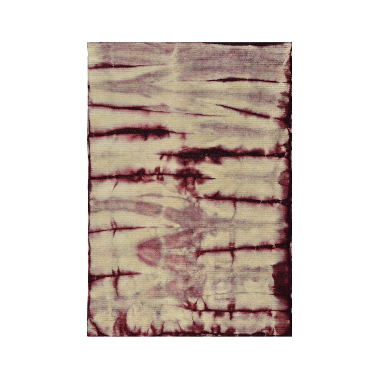 Wollen vloerkleed - Tiphaine Bordeaux