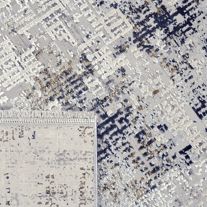 Zacht vloerkleed - Olisa Grijs/Blauw 