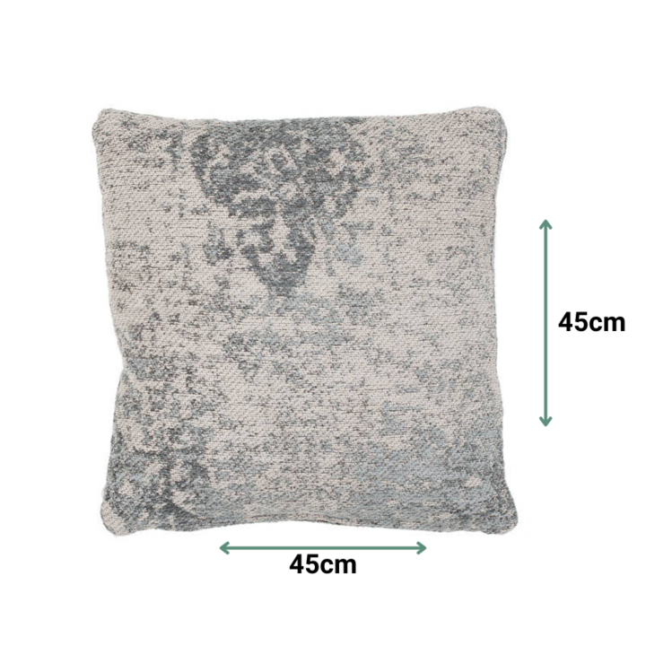 Vintage kussen - Nostalgia Grijs