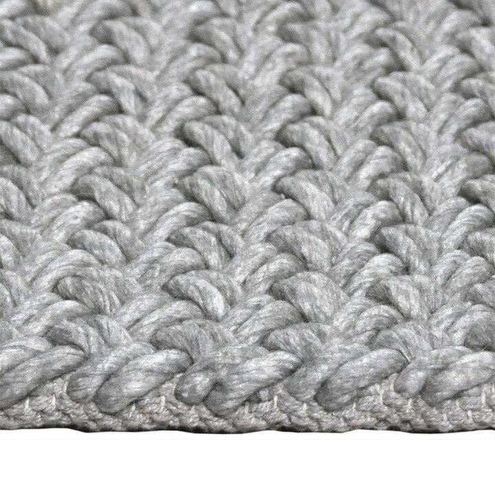 Wollen vloerkleed - Brienne Lichtgrijs 