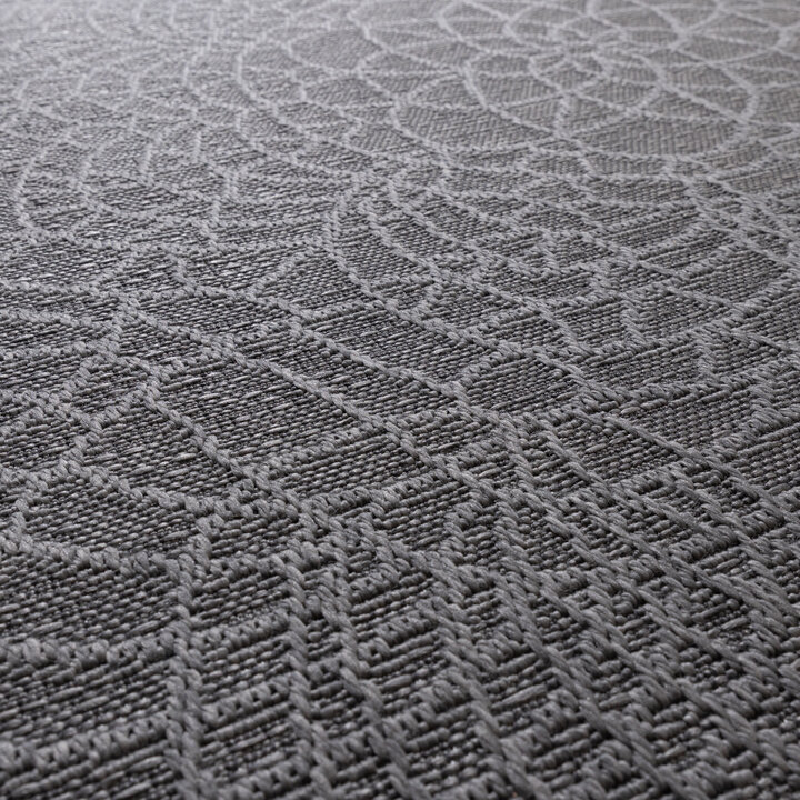 Dywan do wnętrz i na zewnątrz - Dunes Mandala Antracyt