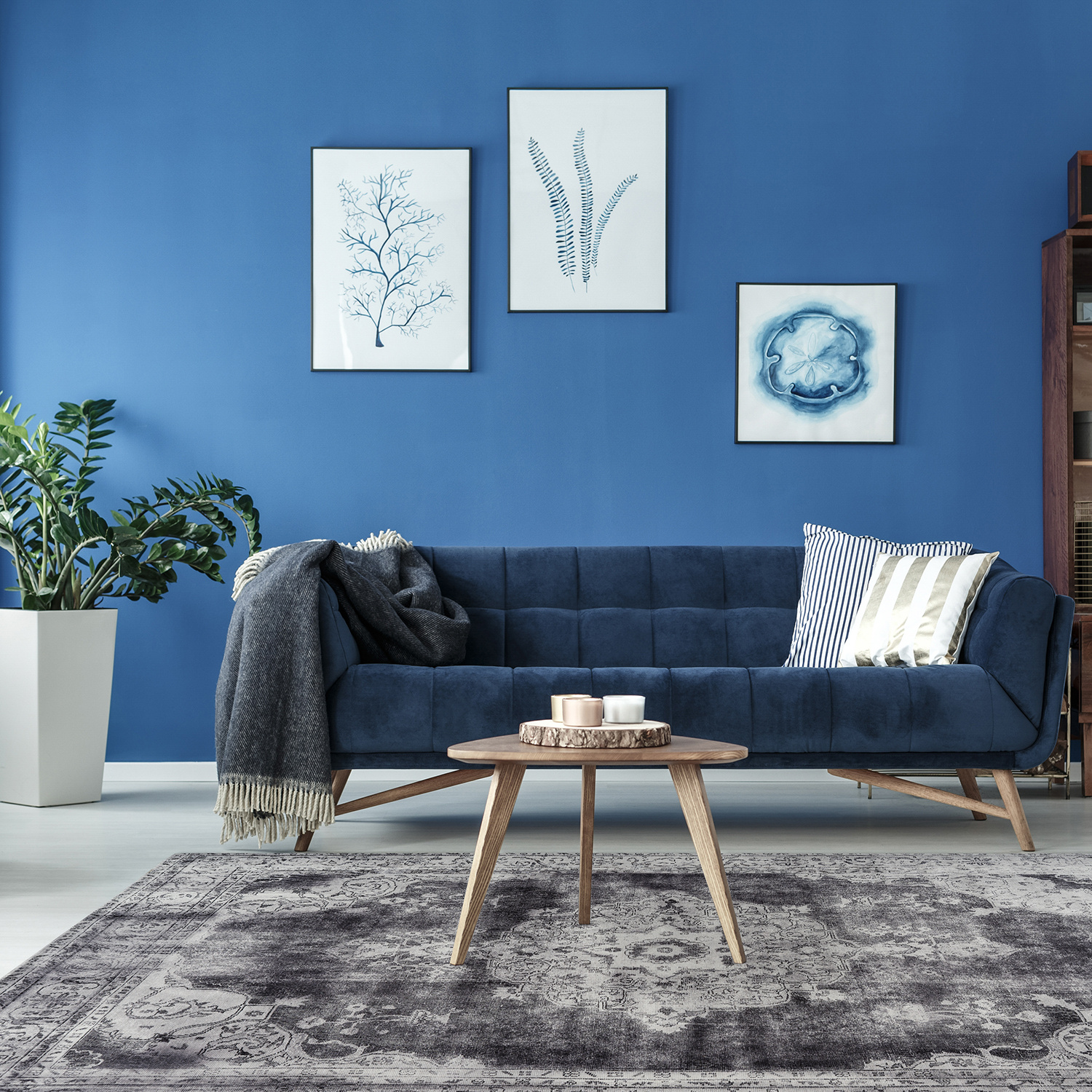 Vintage vloerkleed - Vanessa 8400 Grijs