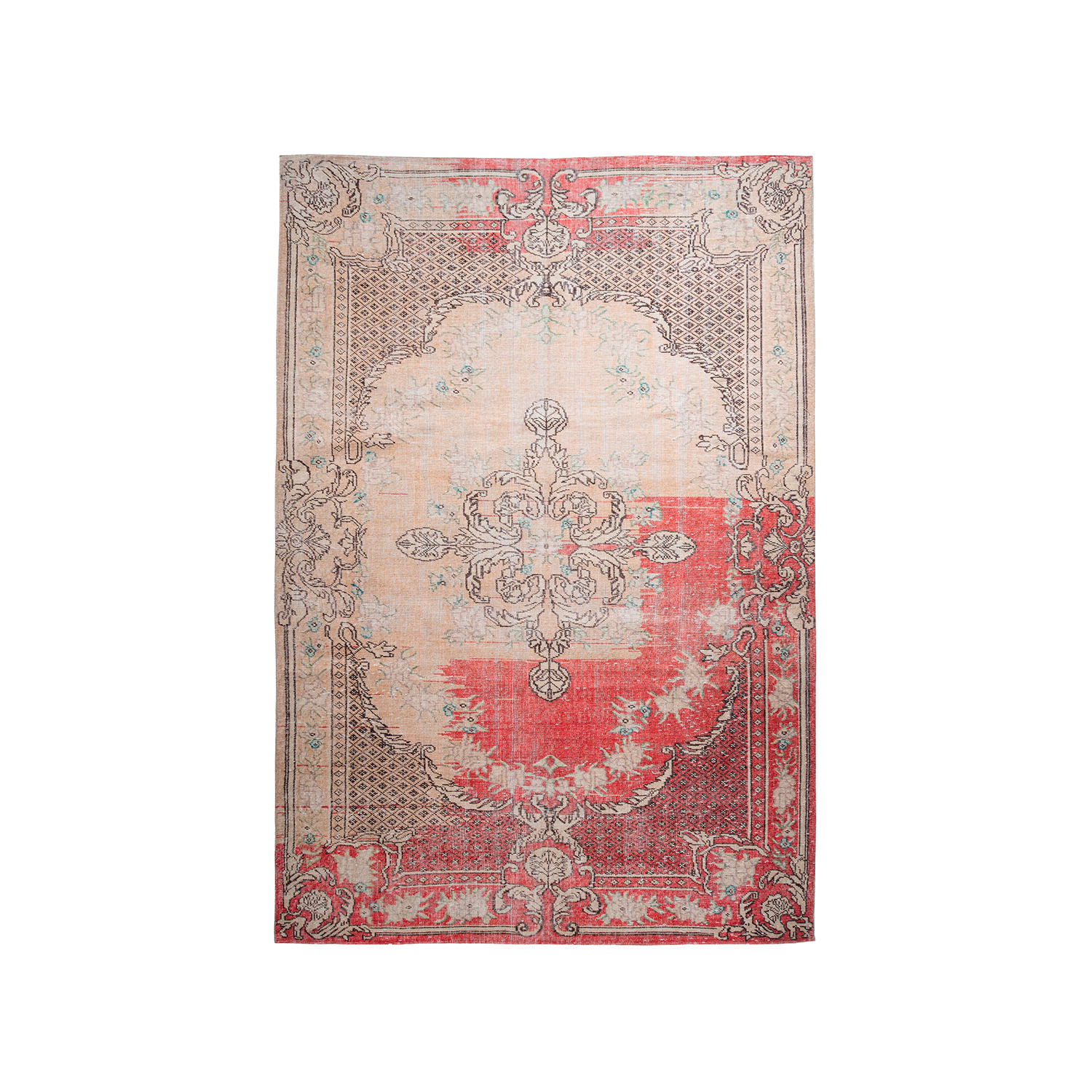 Vintage vloerkleed - Vanessa 8405 Rood - sfeer