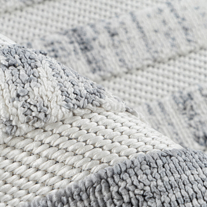 Modern vloerkleed - Sari Borders 125 Grijs 