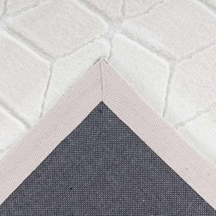 Geometrisch vloerkleed - Vica Geo 125 Wit 