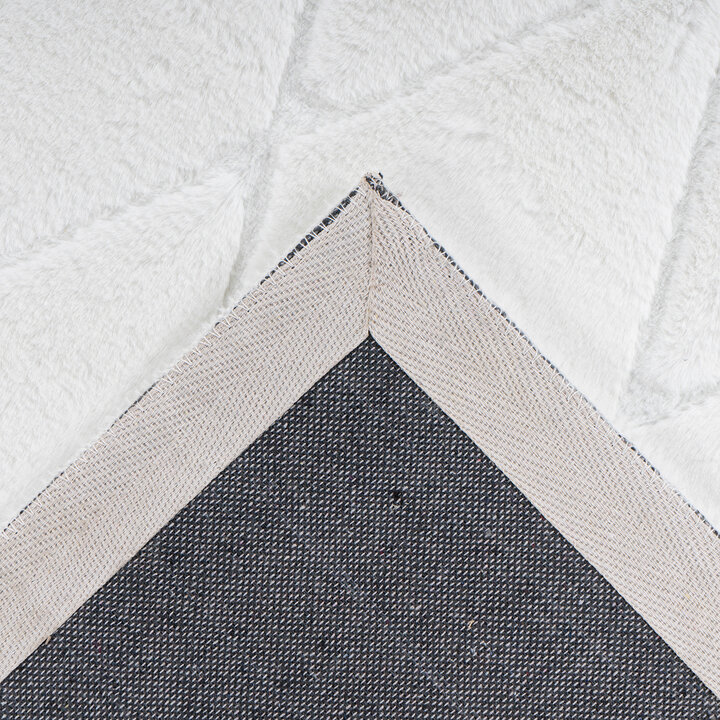 Geometrisch vloerkleed - Vica Lines 225 Wit 