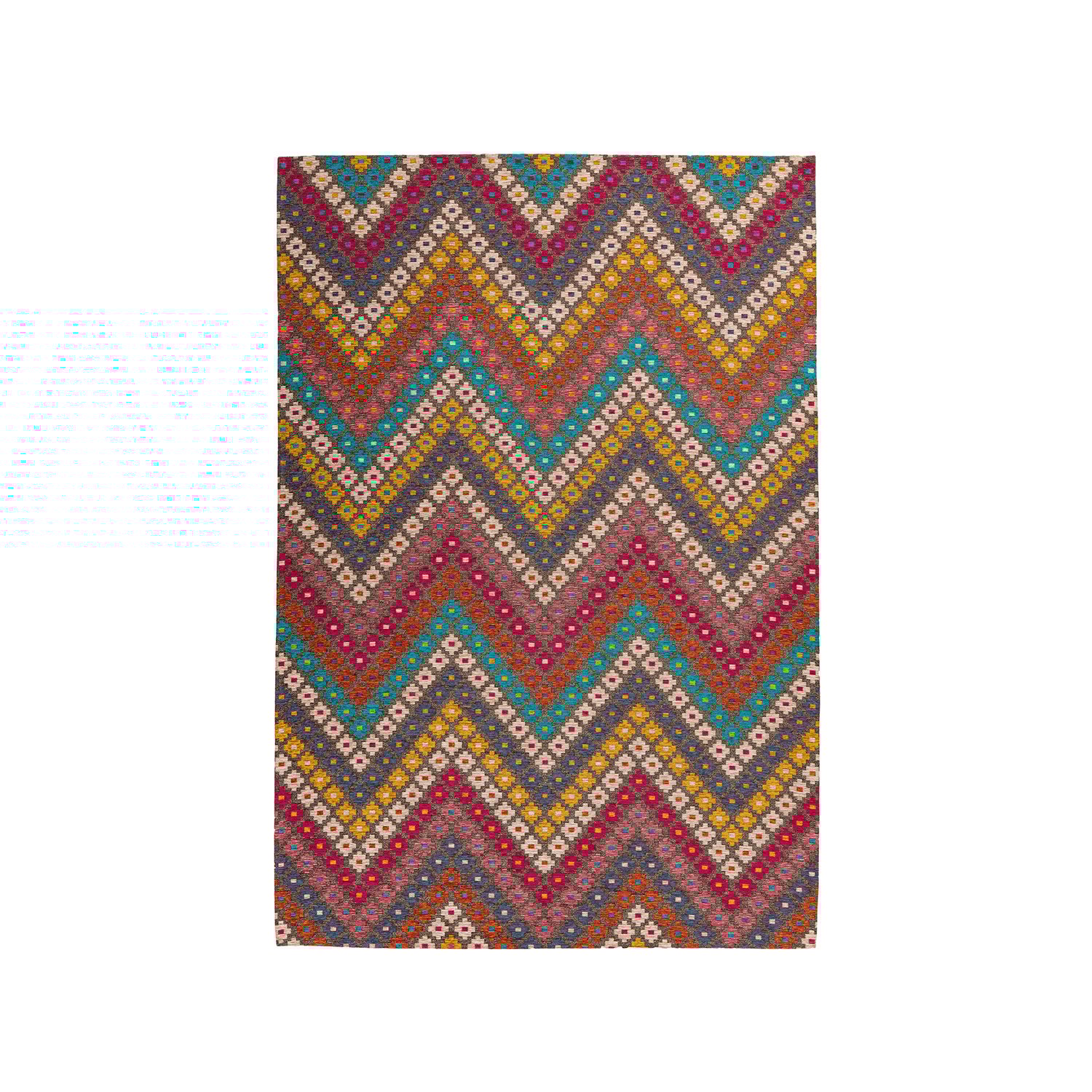 Kleurrijk vloerkleed - Patty ZigZag 225 Multi - sfeer