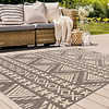 In- & Outdoor vloerkleed - Swash Geo 500 Bruin/Creme - thumbnail