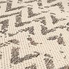 In- & Outdoor vloerkleed - Swash ZigZag 600 Creme/Bruin - thumbnail 2