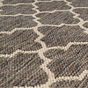 In- & Outdoor vloerkleed - Swash Diamonds 300 Bruin/Creme - thumbnail 2