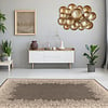 In- & Outdoor vloerkleed - Swash Border 900 Bruin/Creme  - thumbnail