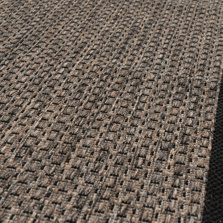 In- & Outdoor vloerkleed - Swash Border 100 Bruin