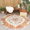 Rond vintage buitenkleed - Santo Mandala Terra - thumbnail