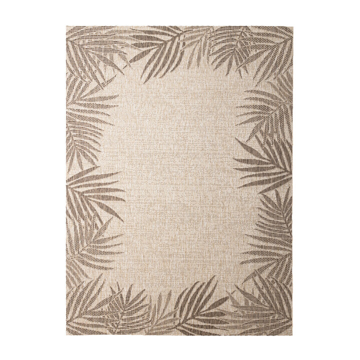 Buiten vloerkleed - Tiga Edge Taupe 