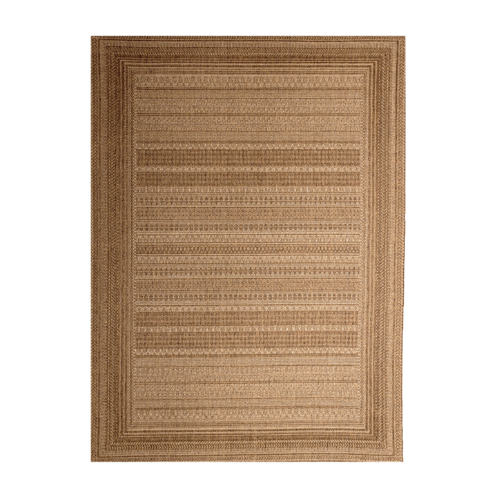 Jute buitenkleed - Mavi Stripes Creme/Bruin 