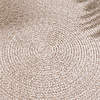 Rond handgeweven buitenkleed - Bali Beige - thumbnail 3