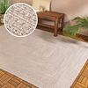 Handgeweven buitenkleed - Bali Beige - thumbnail