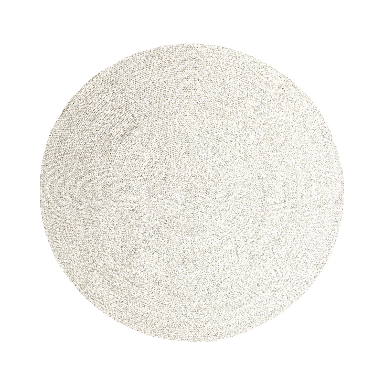 Rond binnen- & buitenkleed - Bali Wit - sfeer