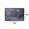 Wasbare deurmat - Cobalt Concrete - 50x75cm - thumbnail 1