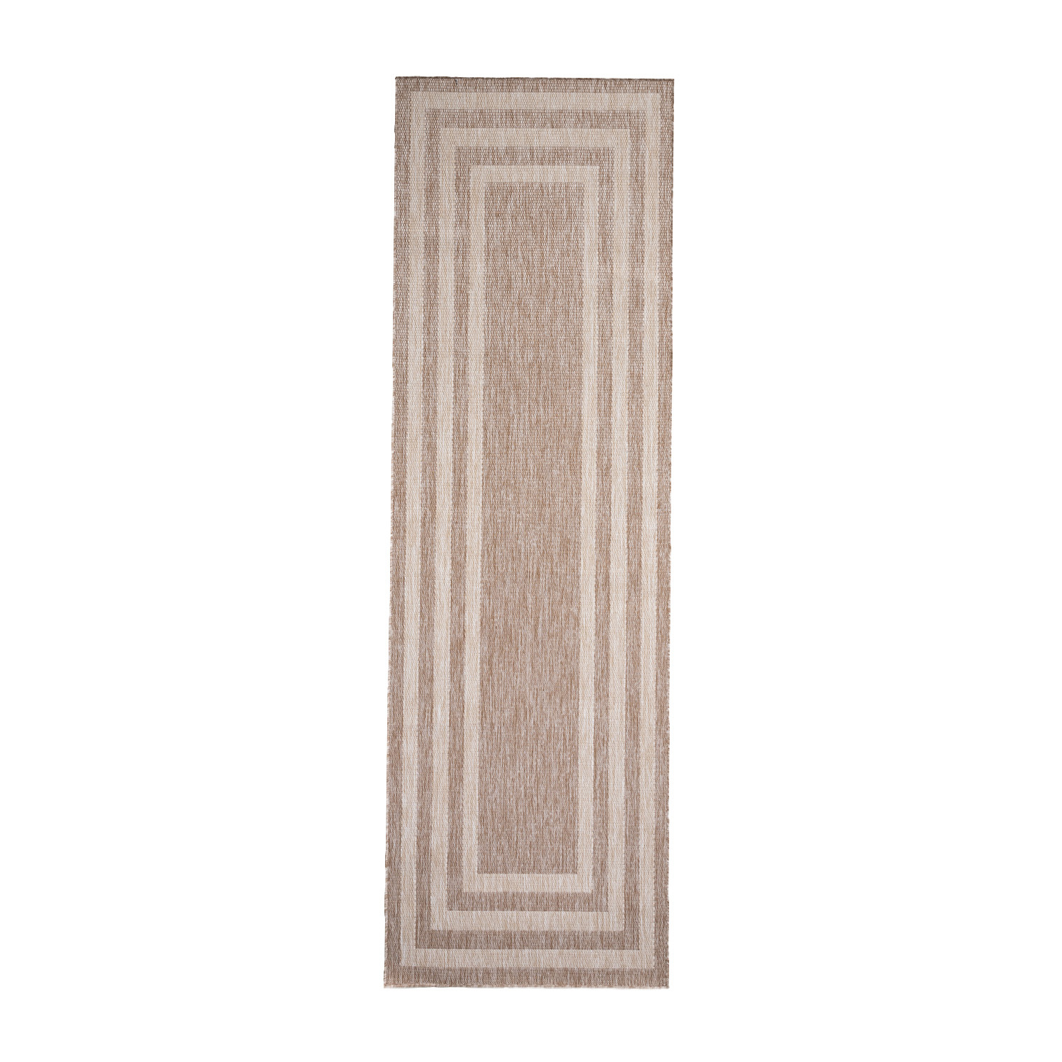 In- & Outdoor loper - Sierra Frame Beige/Creme - sfeer