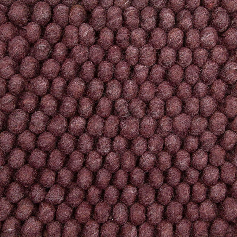 Wollen vloerkleed op maat - New Loop Bordeaux/Rood 319