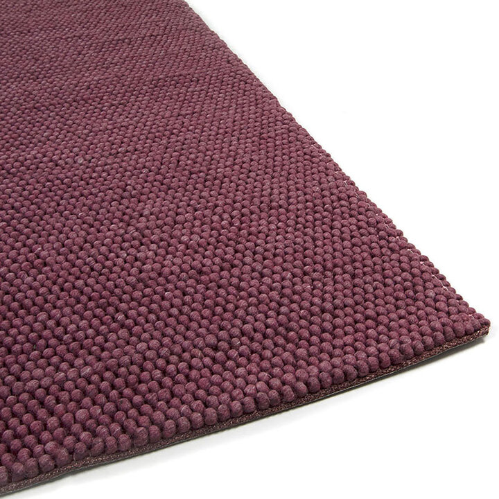 Wollen vloerkleed op maat - New Loop Bordeaux/Rood 319