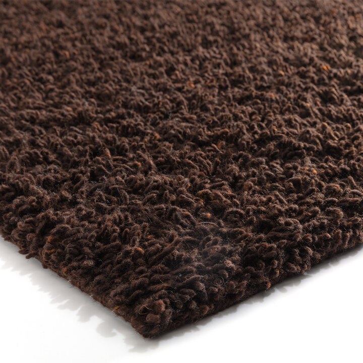 Wollen vloerkleed op maat - Berbero Lungo Bruin 522