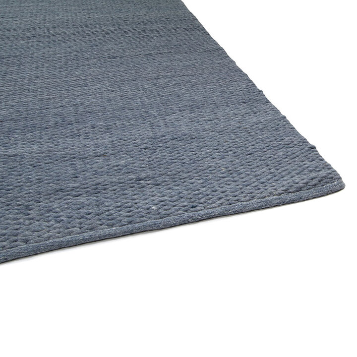 Wollen vloerkleed op maat - Genua Blauw 227
