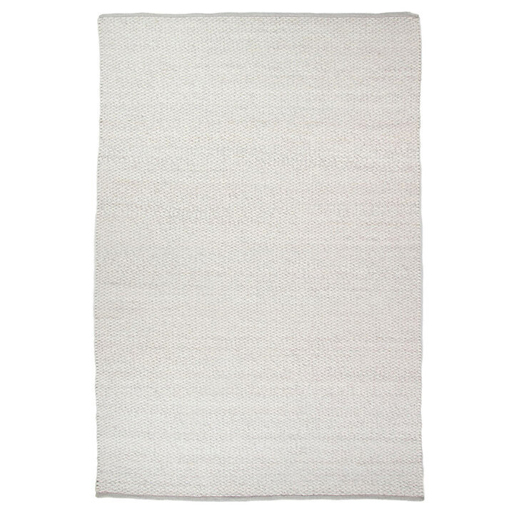 Wollen vloerkleed op maat - Genua Creme/Wit 815