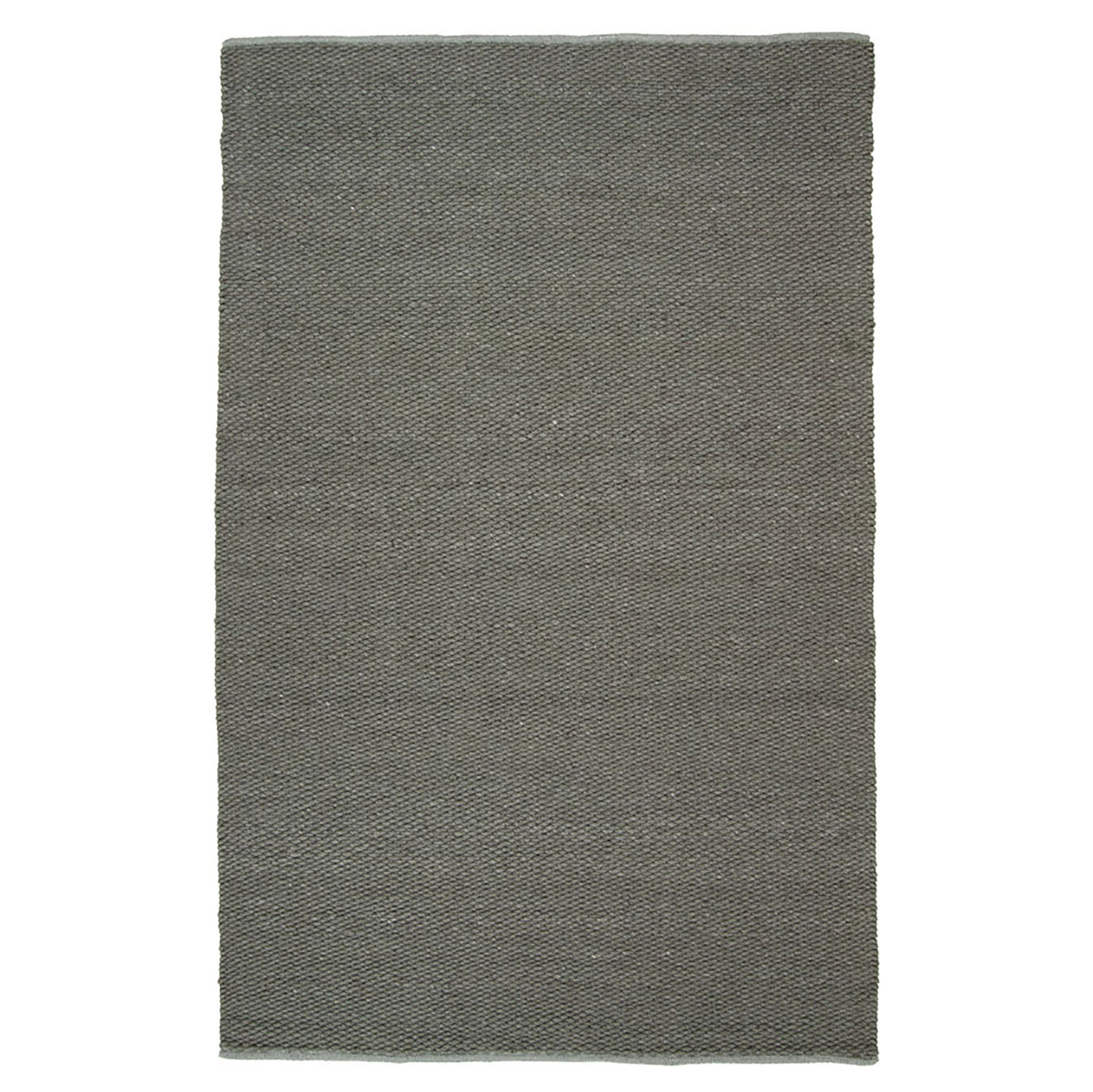 Wollen vloerkleed op maat - Genua Groen/Grijs 456 - sfeer