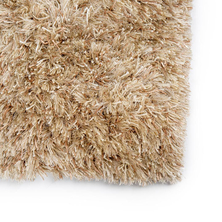 Shaggy vloerkleed op maat - New Paulo Beige 126