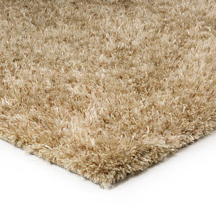Shaggy vloerkleed op maat - New Paulo Beige 126