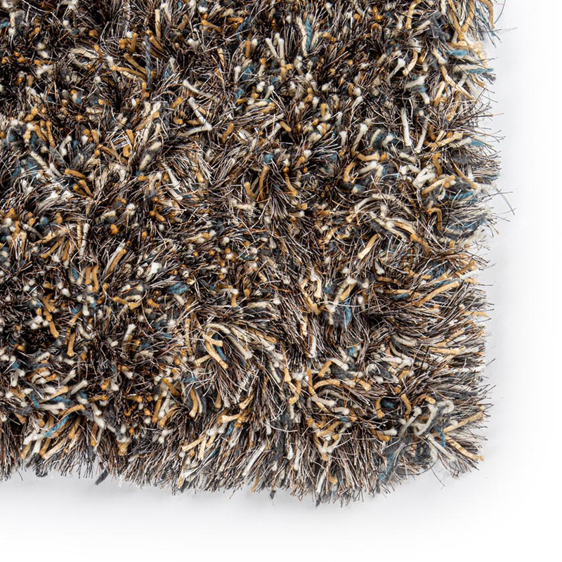 Shaggy vloerkleed op maat - New Paulo Taupe 270 - sfeer