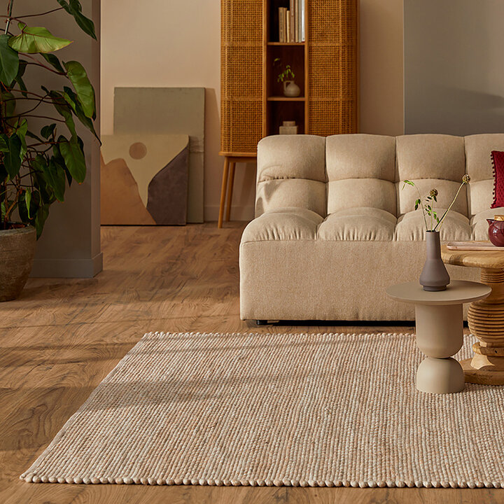 Wollen vloerkleed op maat - Verona ST Beige 142