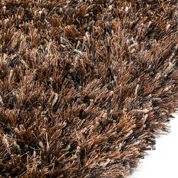 Shaggy vloerkleed - New Paulo Bruin 770