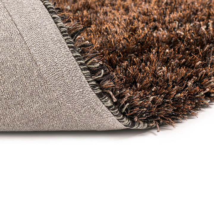 Shaggy vloerkleed - New Paulo Bruin 770