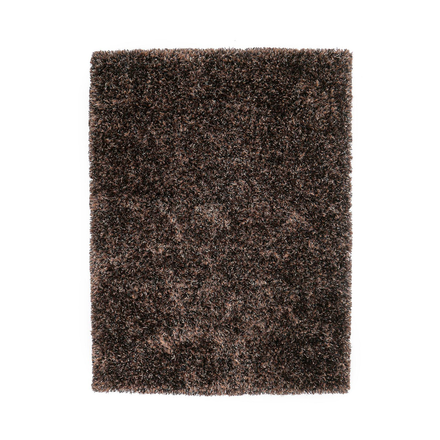 Shaggy vloerkleed - New Paulo Bruin 770 - sfeer