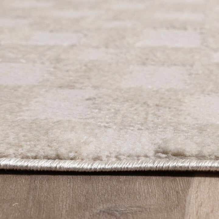 Dywan Japandi - Yori Checkerboard Kremowy