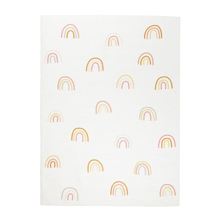 Wasbaar kindervloerkleed - Evi Rainbow Multicolor