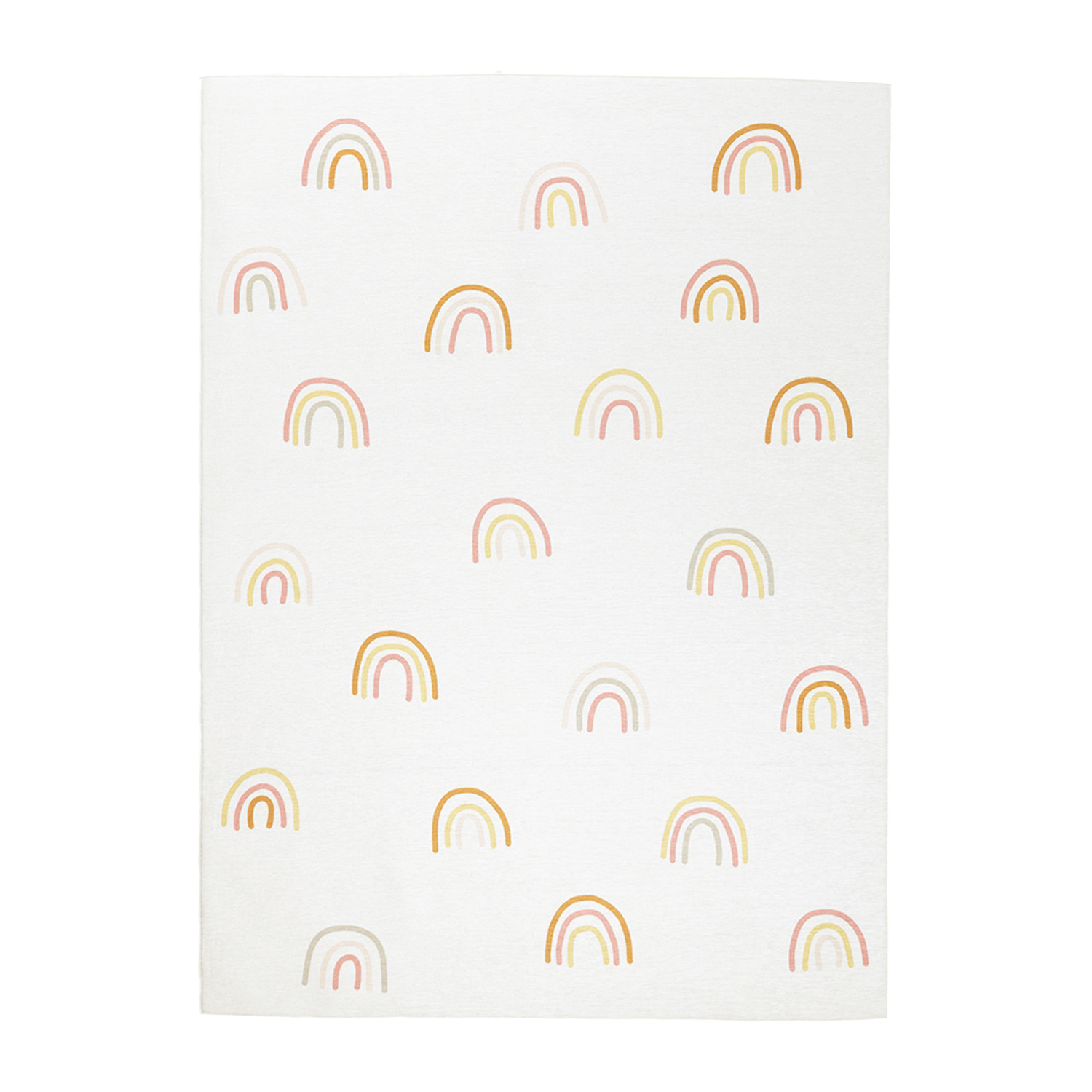 Wasbaar kindervloerkleed - Evi Rainbow Multicolor - sfeer