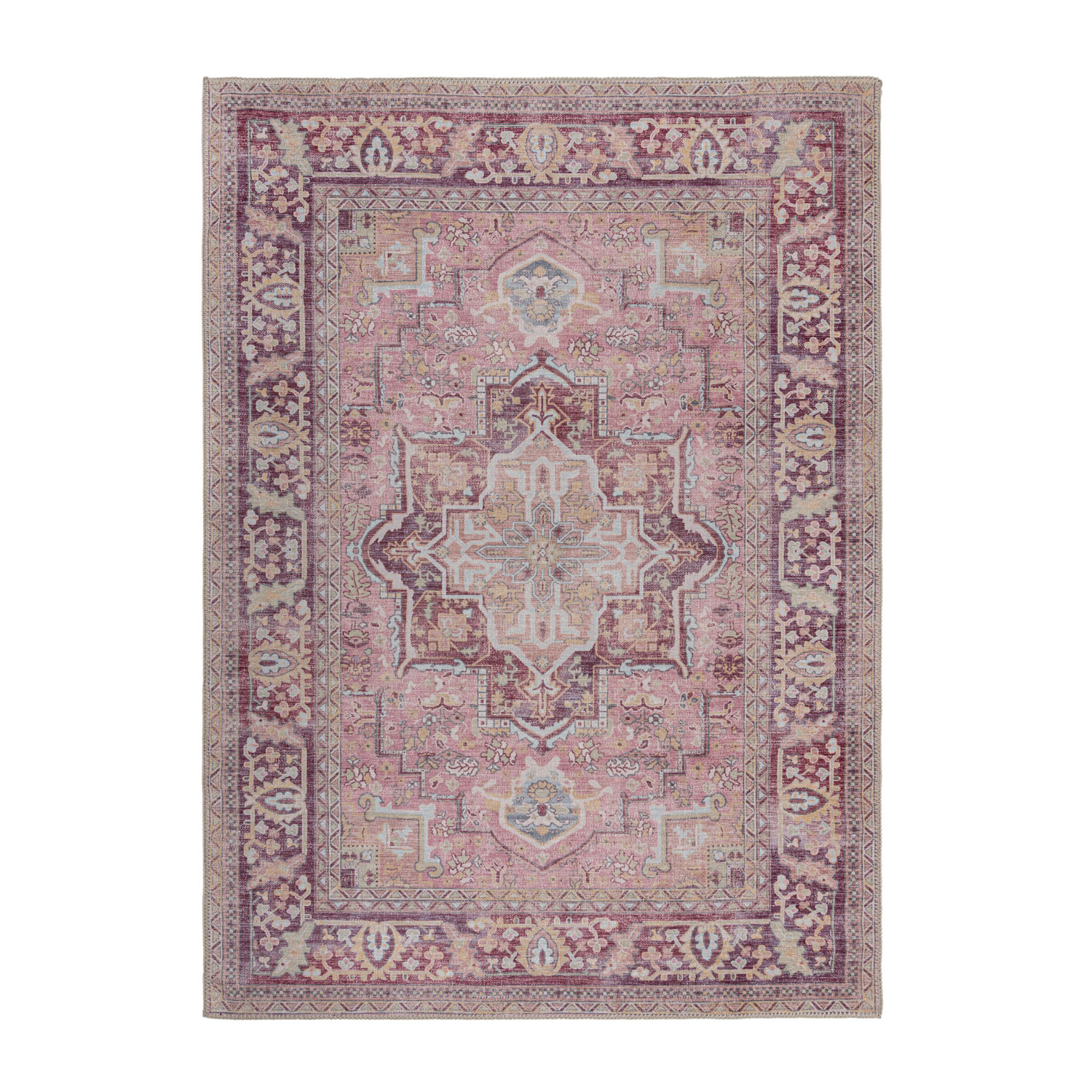 Wasbaar vloerkleed - Reido Traditional Roze - sfeer