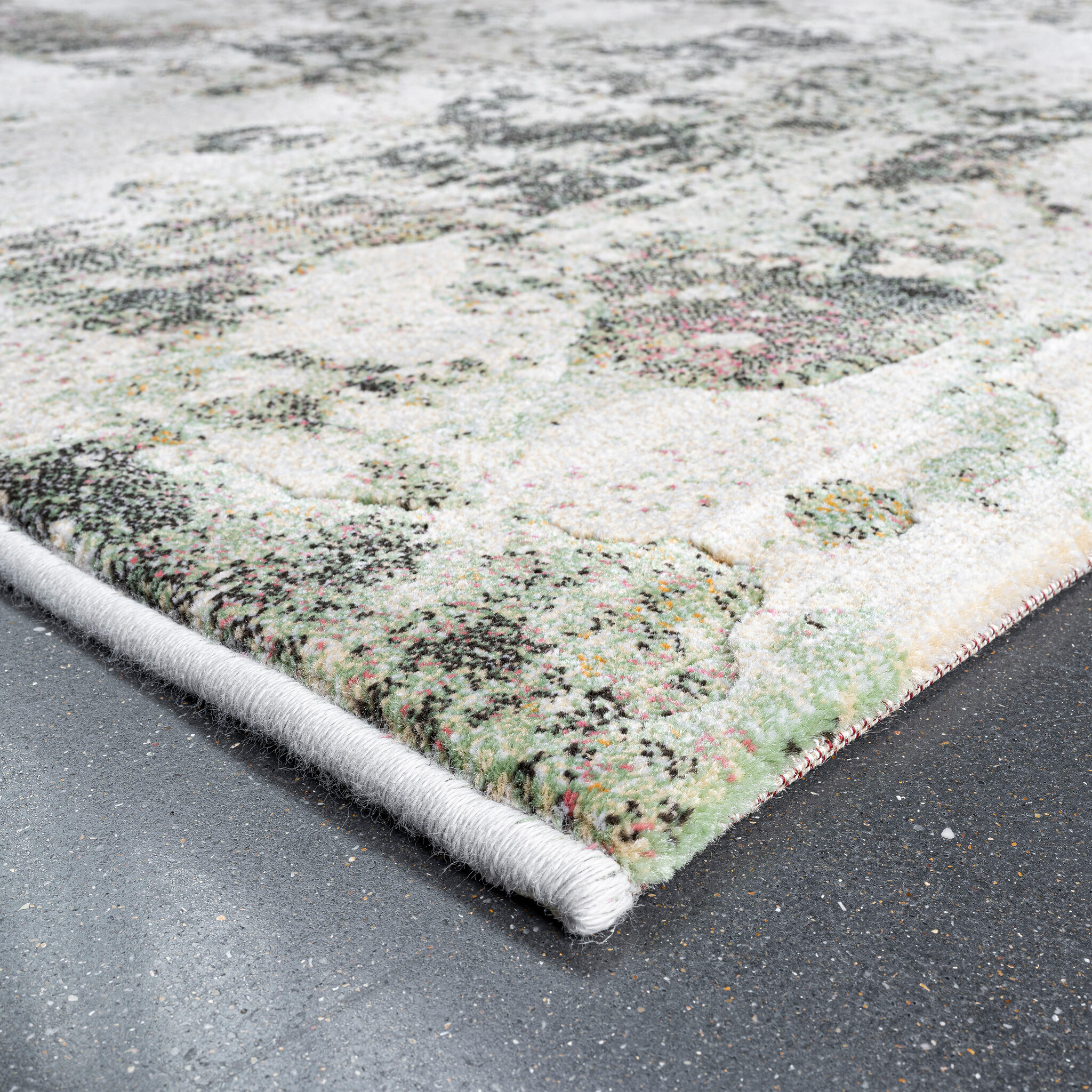 Modern vloerkleed - Ace Olijfgroen 6444