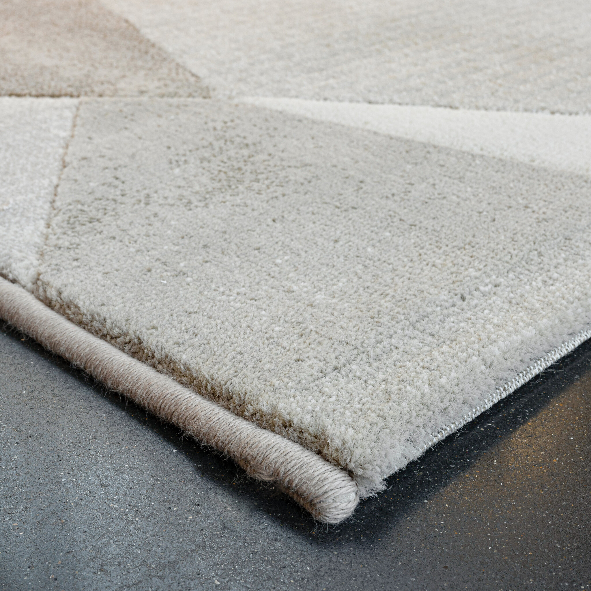 Abstract vloerkleed - Axil  Taupe 6575