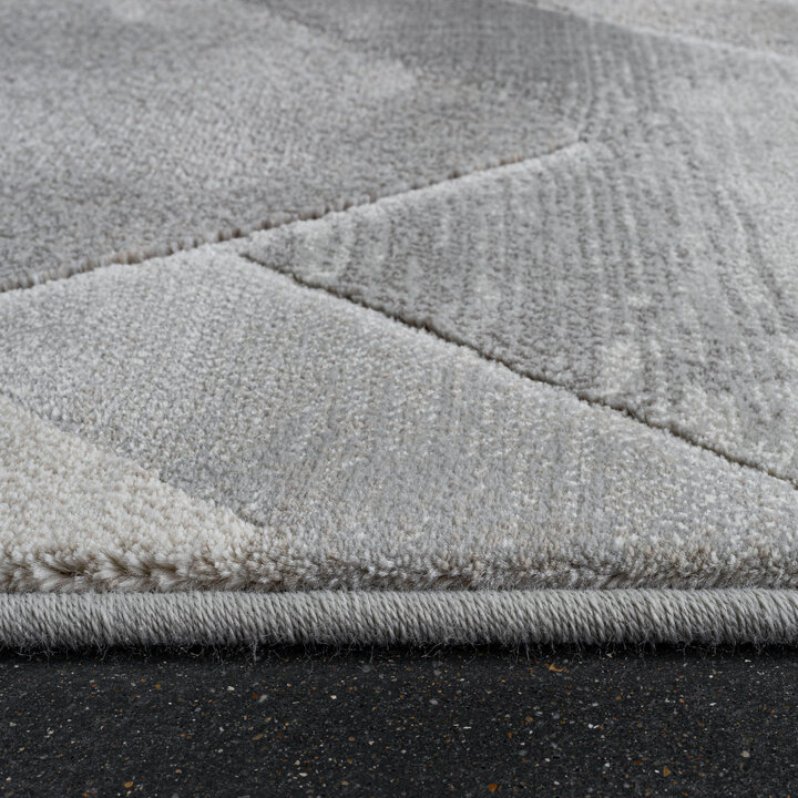 Abstract vloerkleed - Axil  Grijs 6979