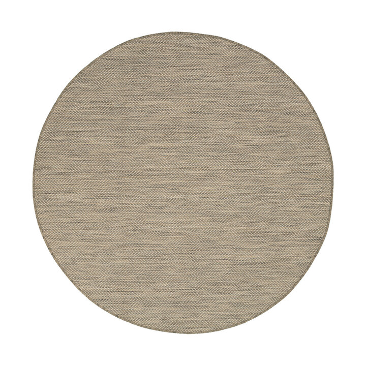 Rond buitenkleed - Malta Arrow Naturel