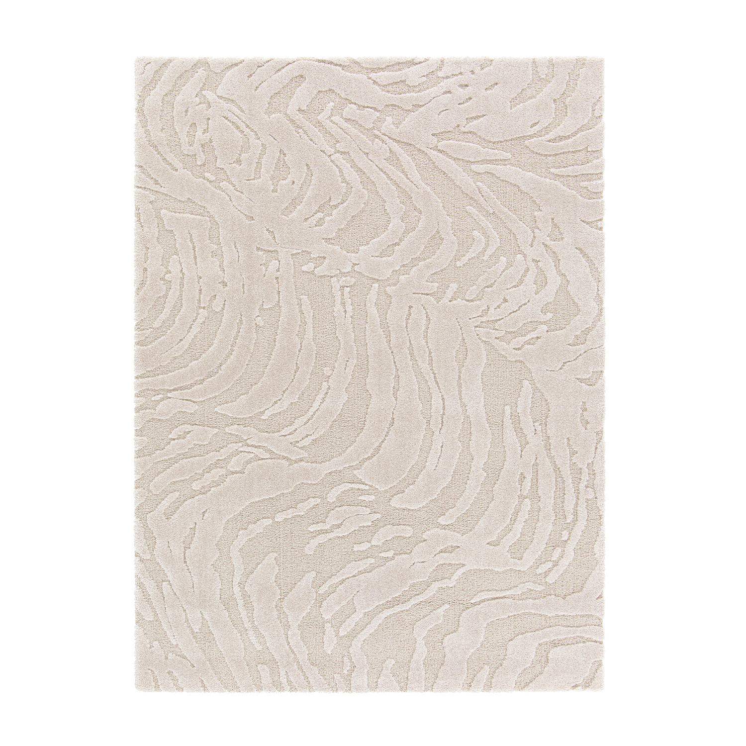 Modern hoogpolig vloerkleed - Corpus Beige 055 - sfeer