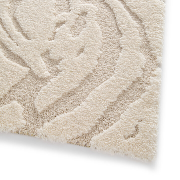 Modern hoogpolig vloerkleed - Corpus Creme 066